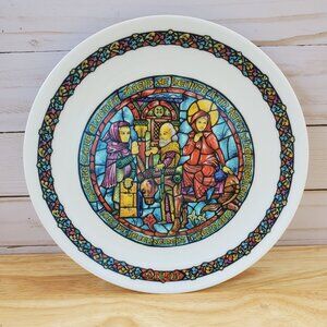 DArceau Limoges Noel Vitrail Refus DHebergement No Room At The Inn 1976 France